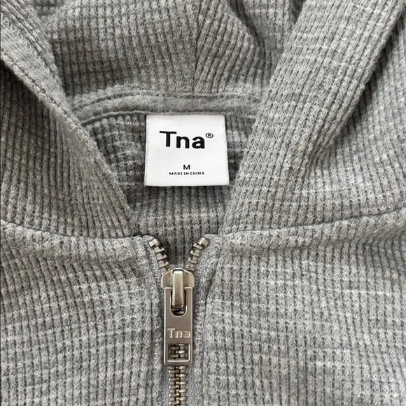 TNA Waffle Knit Zip Hoodie - Picture 5 of 9
